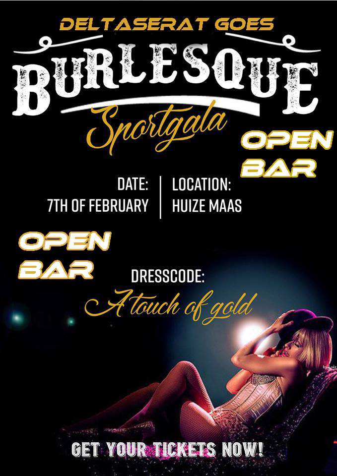 A very cool poster that says 'open bar' two times. 